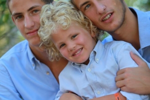 PLINIO CON I FRATELLONI