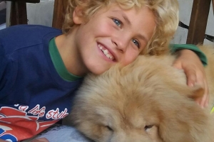 plinio con cane